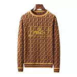 pull homme fendi oversize ff yellow gold